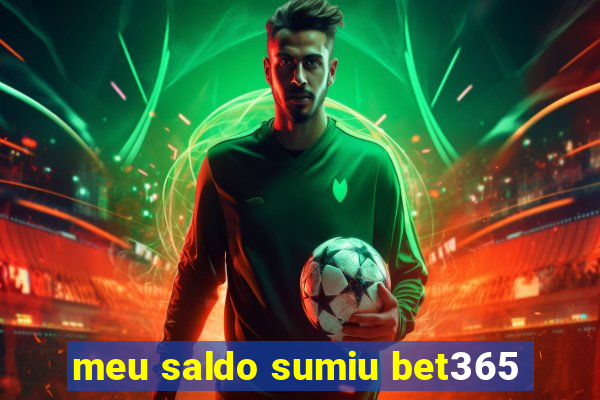 meu saldo sumiu bet365